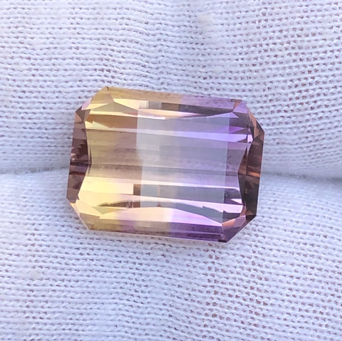 13.60 Carat Gorgeous Custom Pixel Cut Bolivian Ametrine for Collection