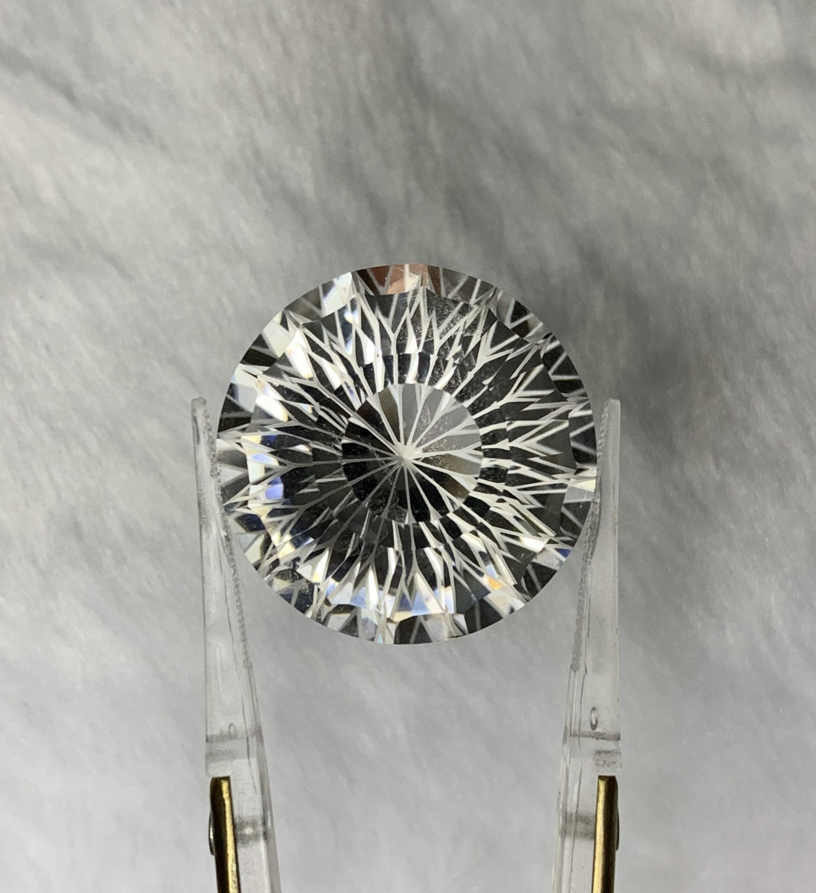 52.2 Carats Quartz Round Flower Cut Natural Gemstone - Pakistan